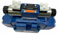 H-4WEH25U6X/6EW110N9K4 - Гидрораспределитель с электроуправлением Ду25 схема U (134), напряжение W110, каналы управления X и Y - внешние